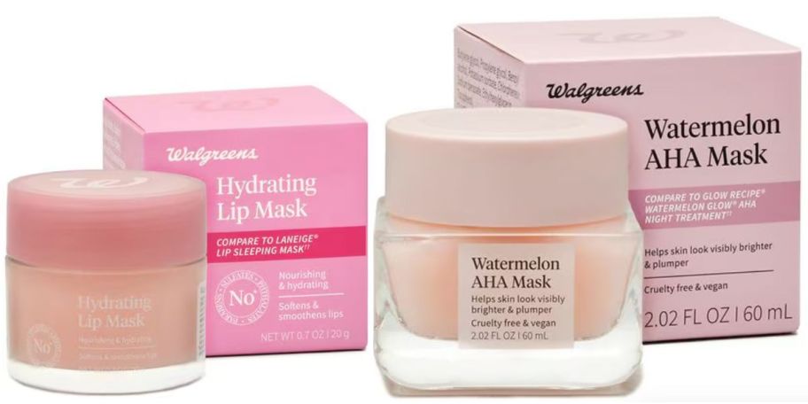walgreens lip mask and watermelon night treatment