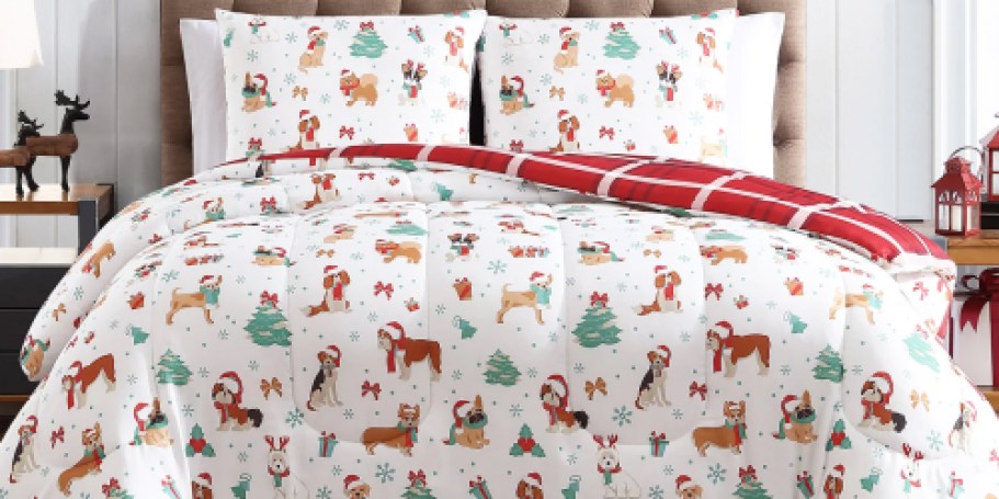 Holiday Reversible Bedding Sets in ANY Size Only $19.99 on Macys.com (Regularly $80)
