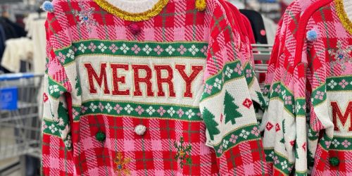 WOW! Ugly Christmas Sweaters and Cardigans Just $10 at Walmart (Reg. $23)