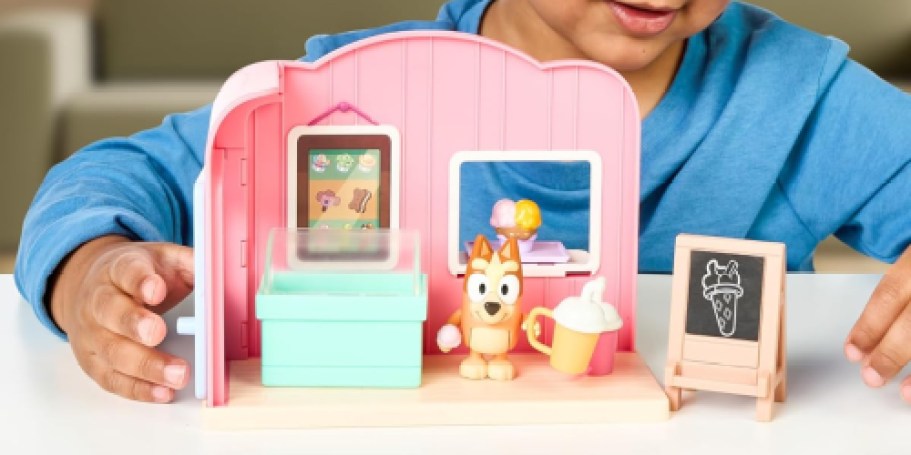 Bluey Mini Playsets Only $8.99 Shipped | Cute Ice Cream Shop or Farmer’s Market!