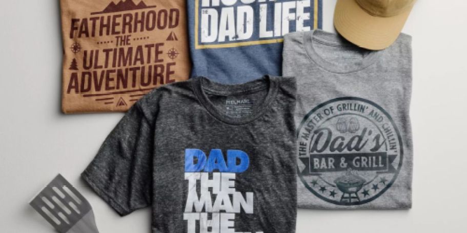 Men’s Father’s Day Graphic Tees Just $8.49 on Kohls.com