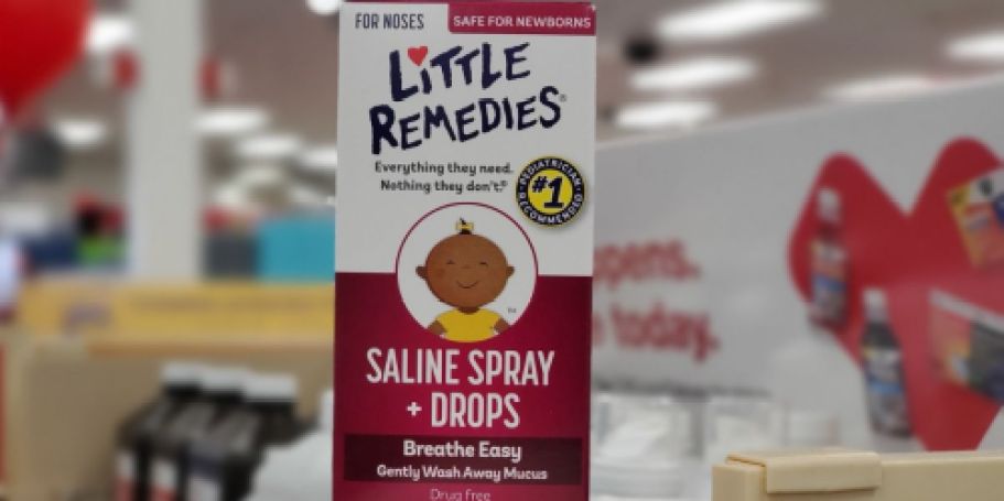 Little Remedies Saline Spray + Drops 3-Pack JUST $3.89 Shipped on Amazon (Regularly $13)