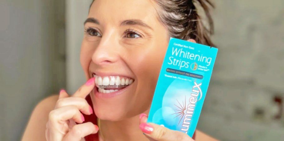 Lumineux Teeth Whitening Strips 14-Pack Only $13.79 Shipped on Amazon