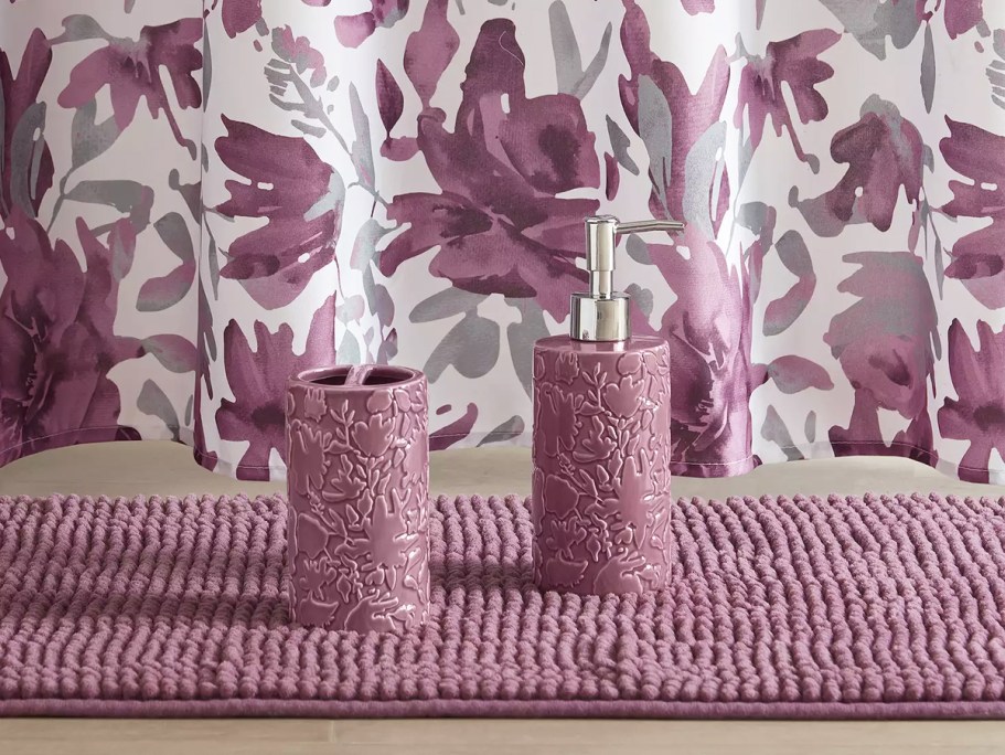 Kohl’s 16-Piece Bath Sets Only $10 (Reg. $40) | Includes Shower Curtain, Rug, & More