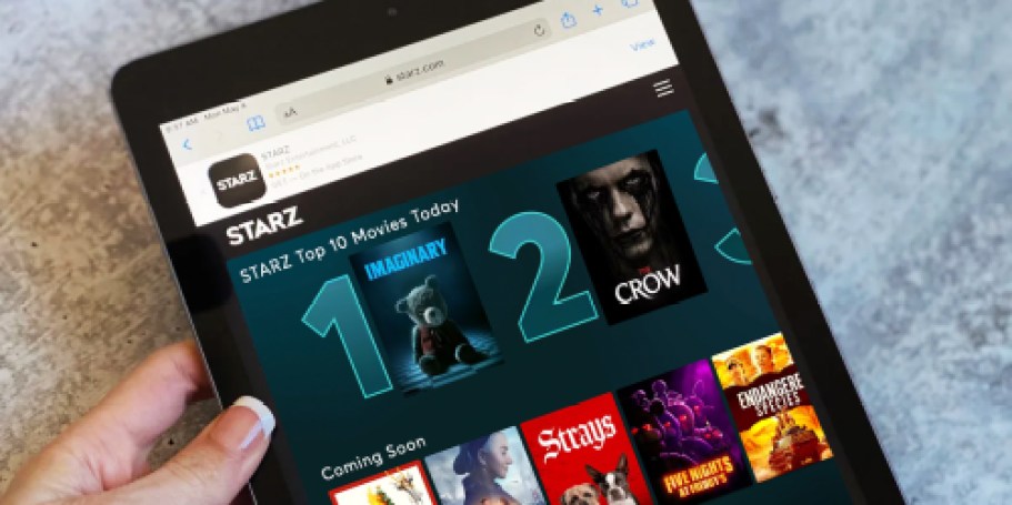 STARZ 1-Year Subscription Only $23.99 (Regularly $70) – New AND Returning Customers