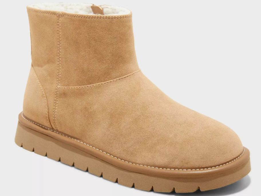 Women's May Suede Booties with Memory Foam