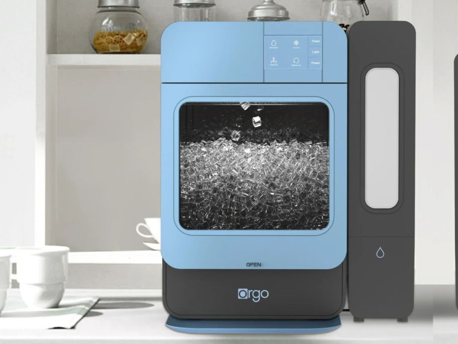 blue orgo nugget ice maker