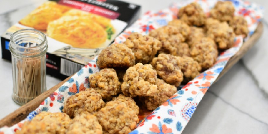Make Easy Cheddar Bay Sausage Balls Using Just 3 Ingredients!