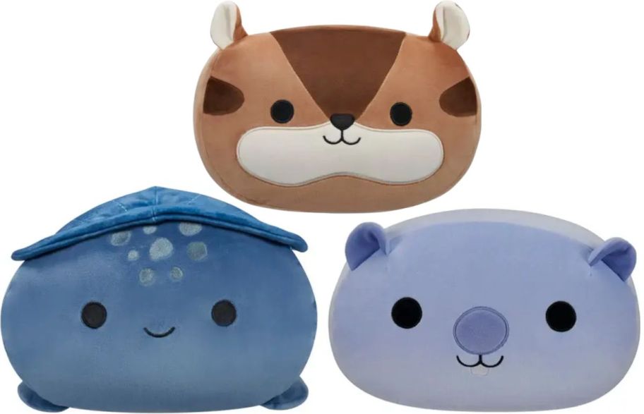 three squishmallows stackables