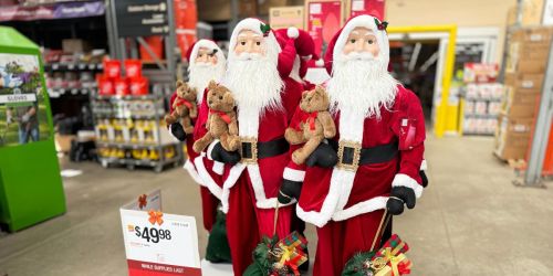 Standing 5-Foot Santa Just $49.95 Shipped on HomeDepot.com