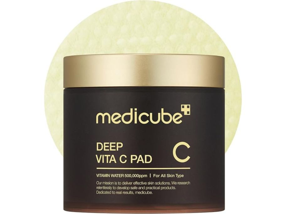 Medicube Deep Vita C Facial Pads, Vitamin C Toner Pads
