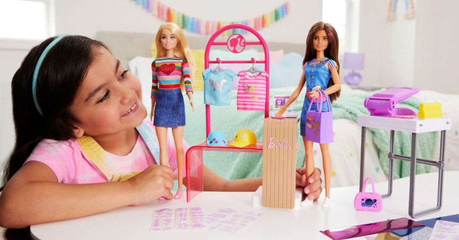 Barbie Make & Sell Boutique Only $12 on Walmart.com | Makes Over 150 Styles!