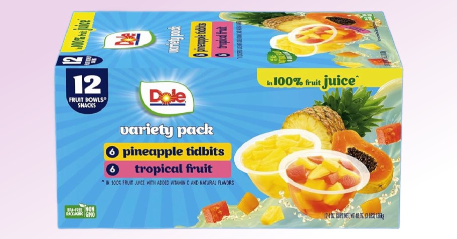 Dole Fruit Cups 12-Pack Only $5.73 Shipped on Amazon (Just 48¢ Each)