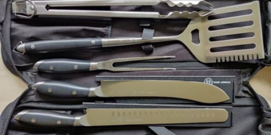 Father’s Day Gift Idea: 6-Piece Grilling Tool Set w/ Carrying Bag Only $24 on Walmart.com