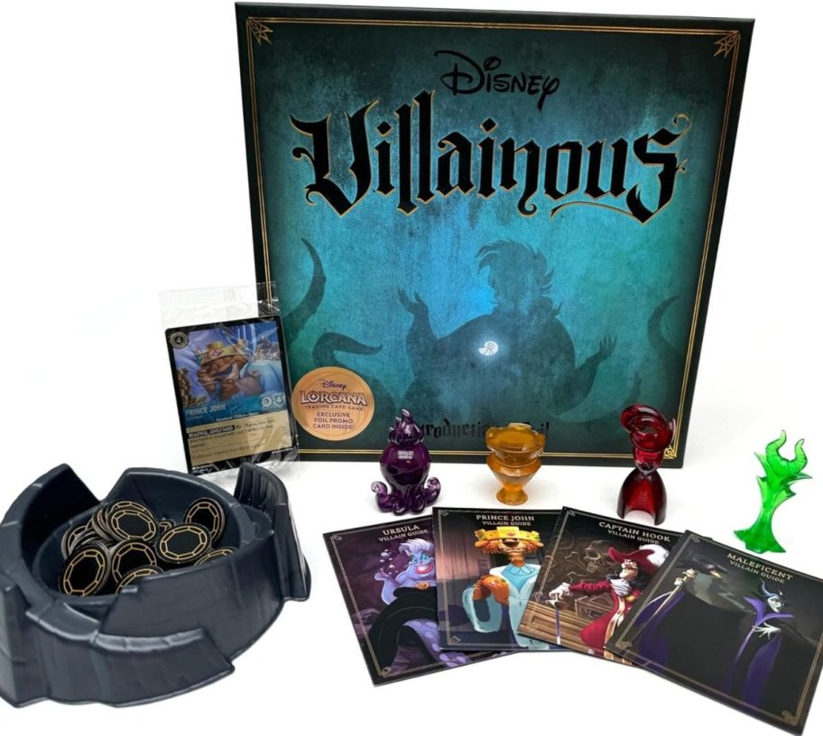 villainous game box and contents