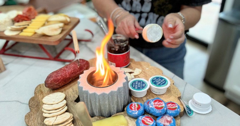 roasted brie and fig s'more