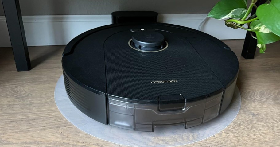 roborock vacuum on floor