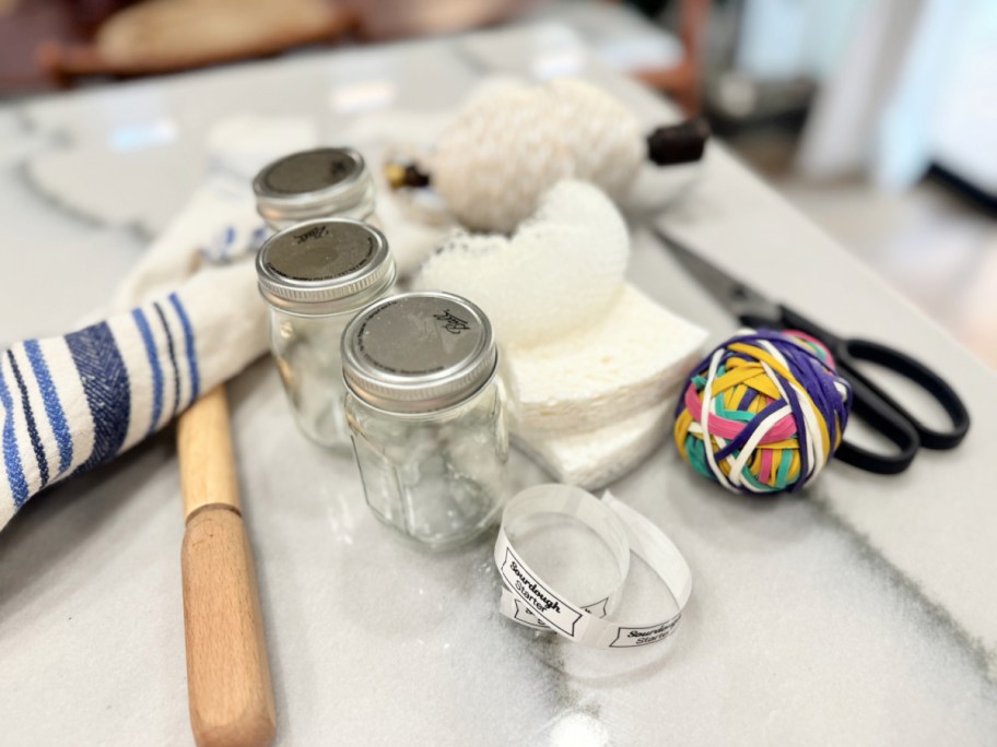 supplies to make sourdough ornament