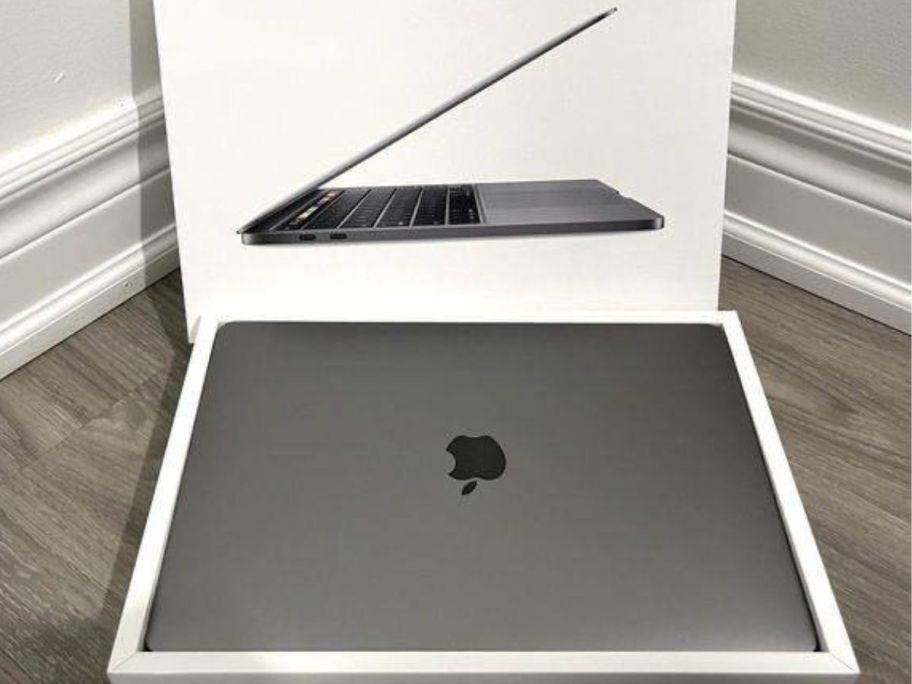 An Apple Macbook pro new in the box