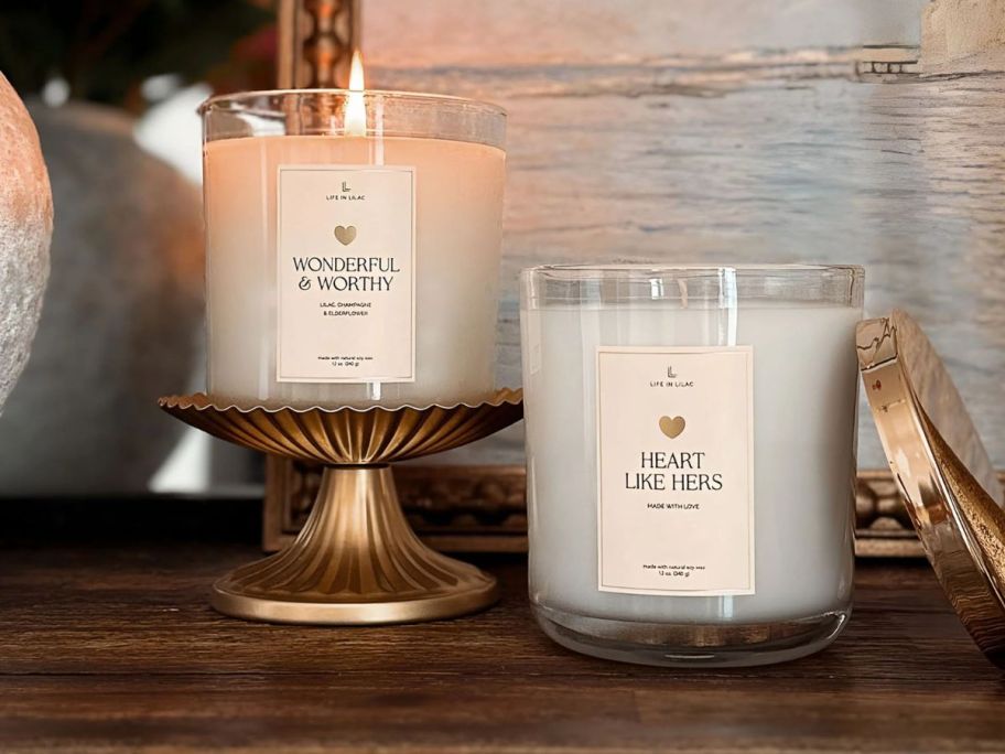 Life in Lilac Mother's Day candles