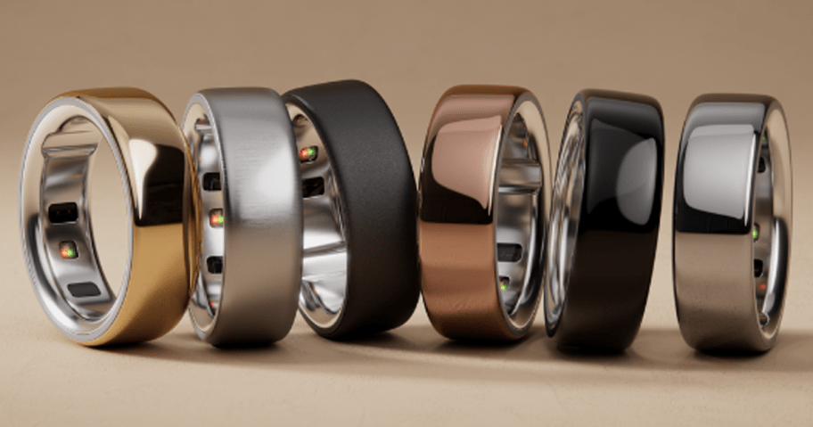 Oura Ring 4 in 6 color options
