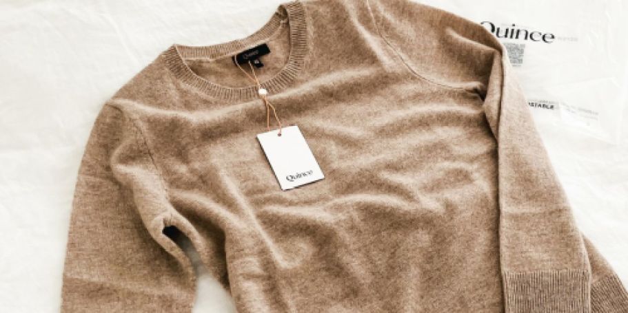 Quince Cashmere Sweaters UNDER $25 Shipped – Today Only!