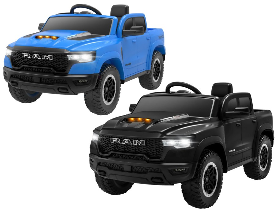 RAM Ride-on Toy Car in blue and black