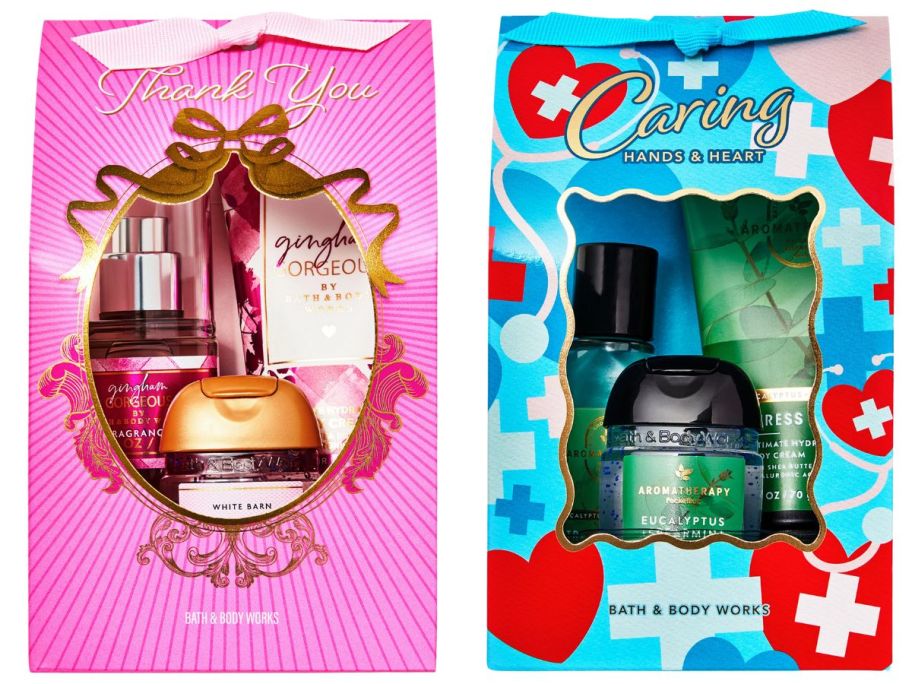 bath and body works gift set stock images