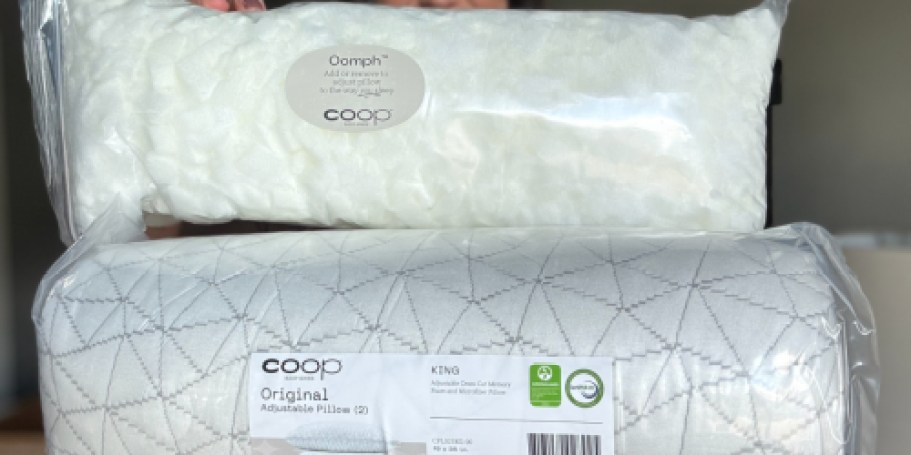 Coop Home Goods Adjustable Memory Foam Pillow 2-Pack from $84 Shipped (Reg. $135)
