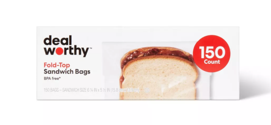 Target dealworthy sandwich bags