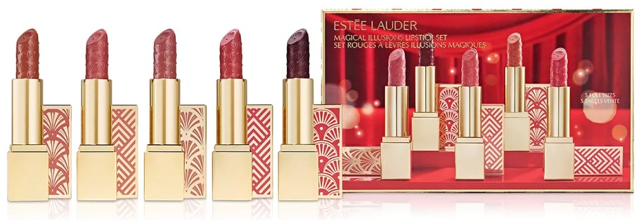 estee lauder lipstick gift set