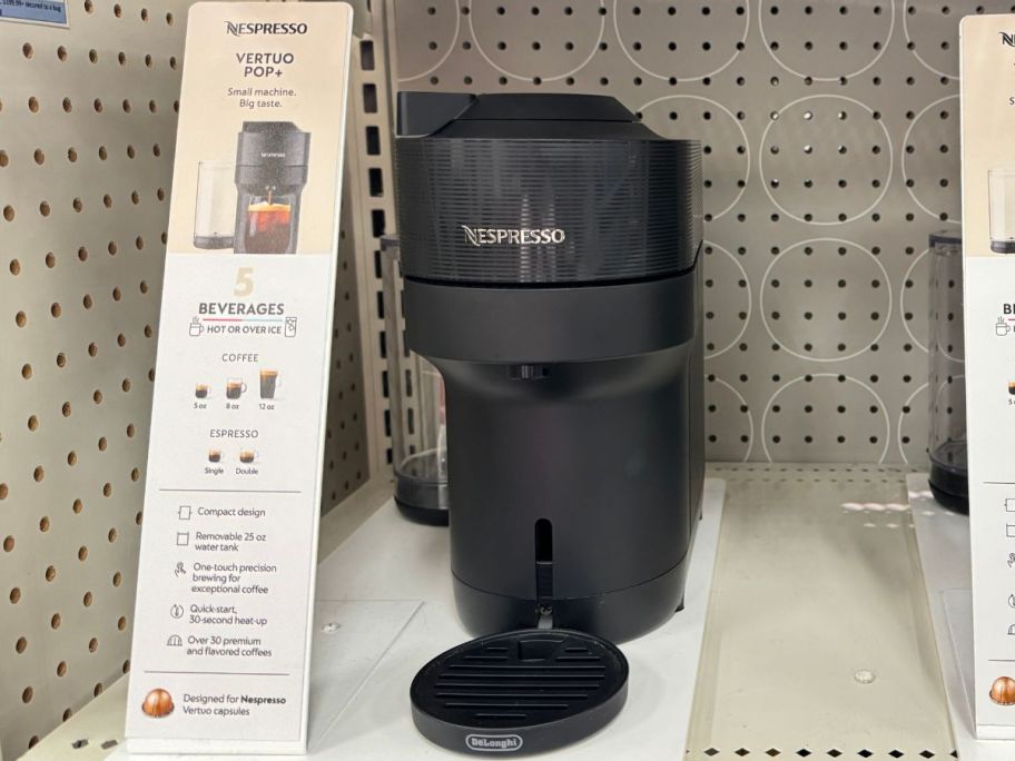 nespressp verto pop+ machine on display in store