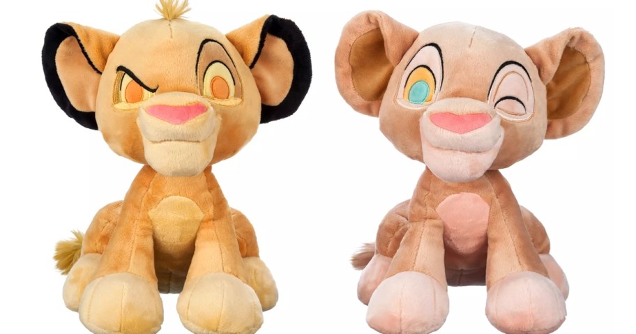 Simba and Nala plushes