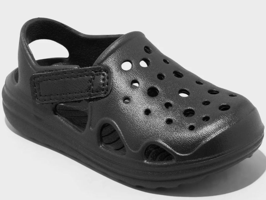 A black toddler shoe