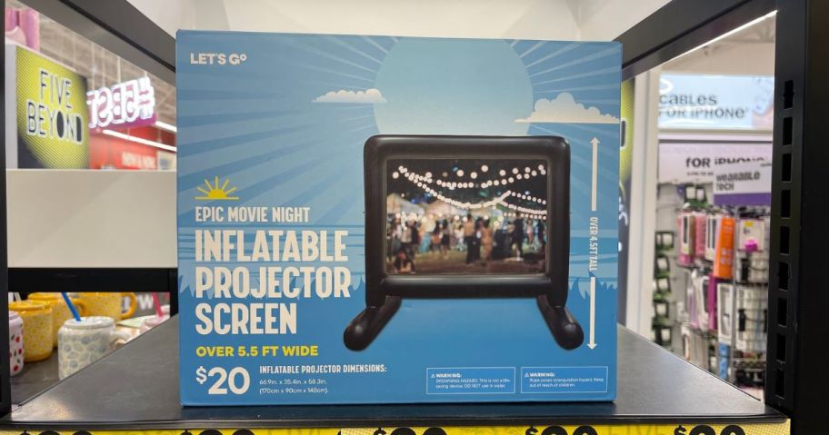 Five Below Inflatable Projector Screen