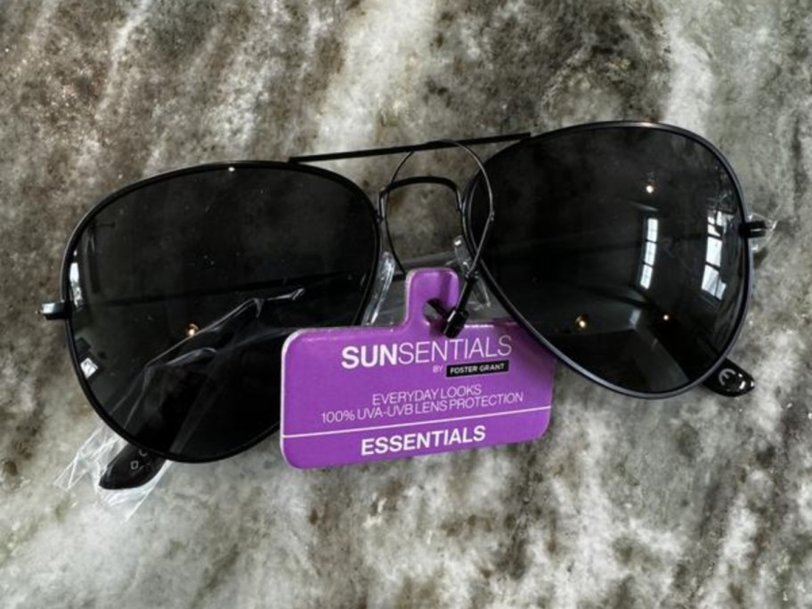 Sunsentials by Foster Grant Women's Aviator Sunglasses