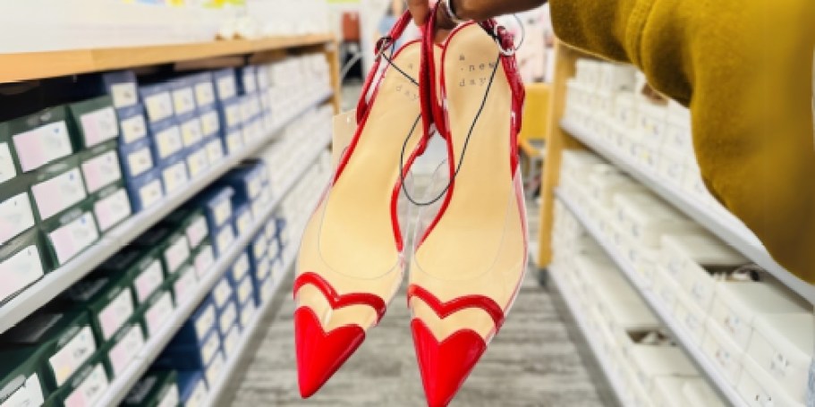 Cute Heart Heels Just $21 Shipped on Target.com – Today Only!