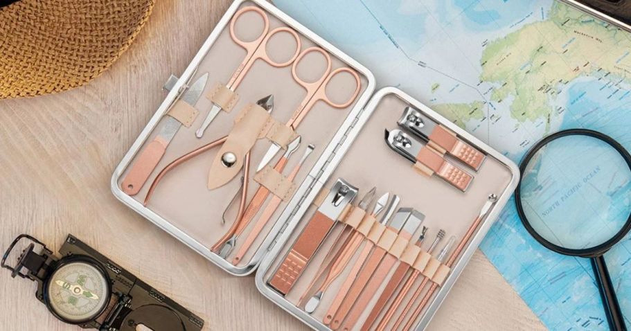 18-Piece Manicure Set w/ Case Just $3.93 on Walmart.com (Reg $18)
