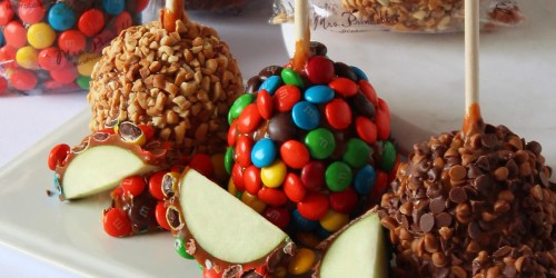 Mrs. Prindable’s Candy Bar Caramel Apples 6-Pack from $27 Shipped (Regularly $50)