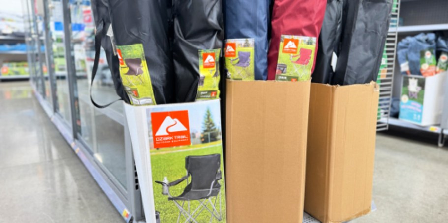 Ozark Trail Folding Camp Chair Just $6.96 on Walmart.com (Includes Carry Bag)