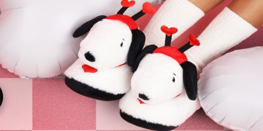 Valentine’s Day Slippers from $5.98 on Walmart.com (Regularly $18)