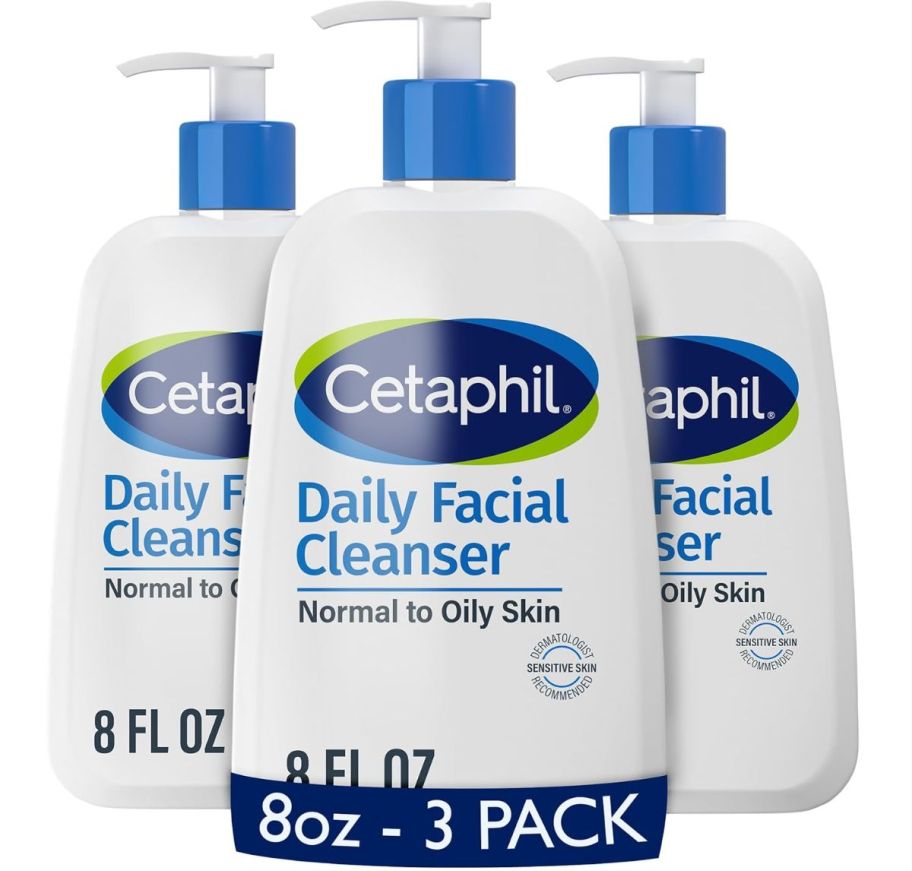 cetaphil face wash 3 pack