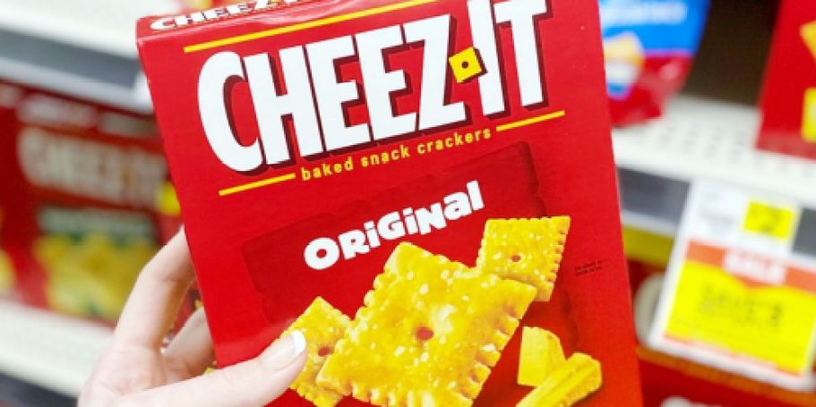 FOUR Boxes of Cheez-It Crackers Just 83¢ Each on Walgreens.com