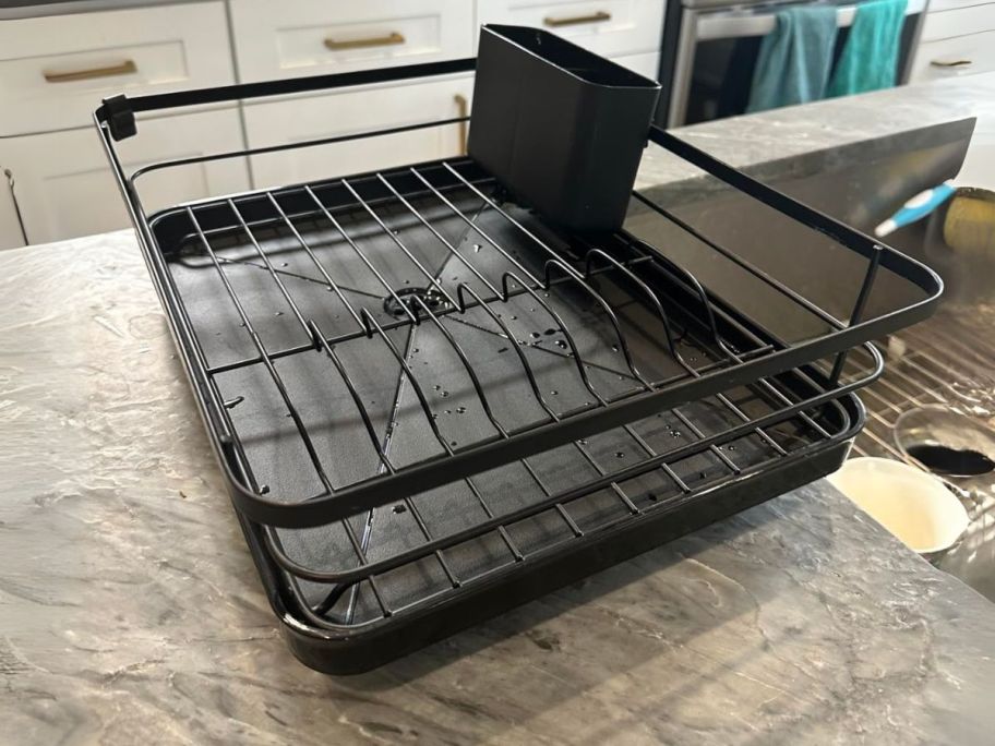 Kitsure Dish Drying Rack on counter