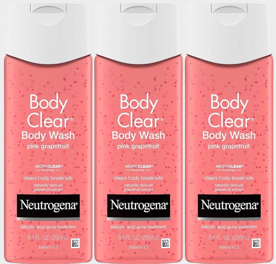 neutrogena acne body wash 3 pack