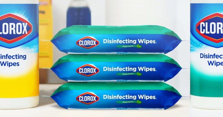 Clorox Disinfecting Wipes 3-Pack Just $9.48 Shipped on Amazon