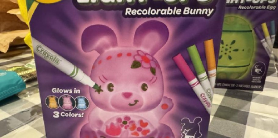 Crayola Easter Light-Ups Only $7 on Amazon | Includes 3 Washable Markers!