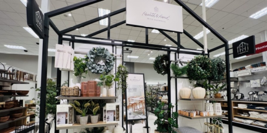 Get 40% Off Hearth & Hand with Magnolia Decor | Throw Blankets, Faux Plants, & More!