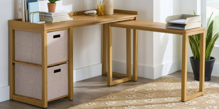 Better Homes & Gardens L-Shaped Desk Only $79 Shipped on Walmart.com