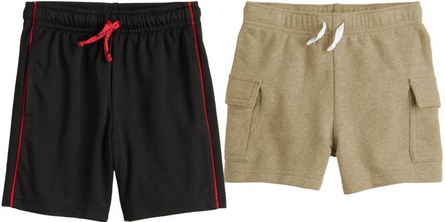 two pair of toddler boys shorts